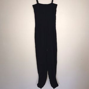DANSKINS warm up romper/jumpsuit w/ straps